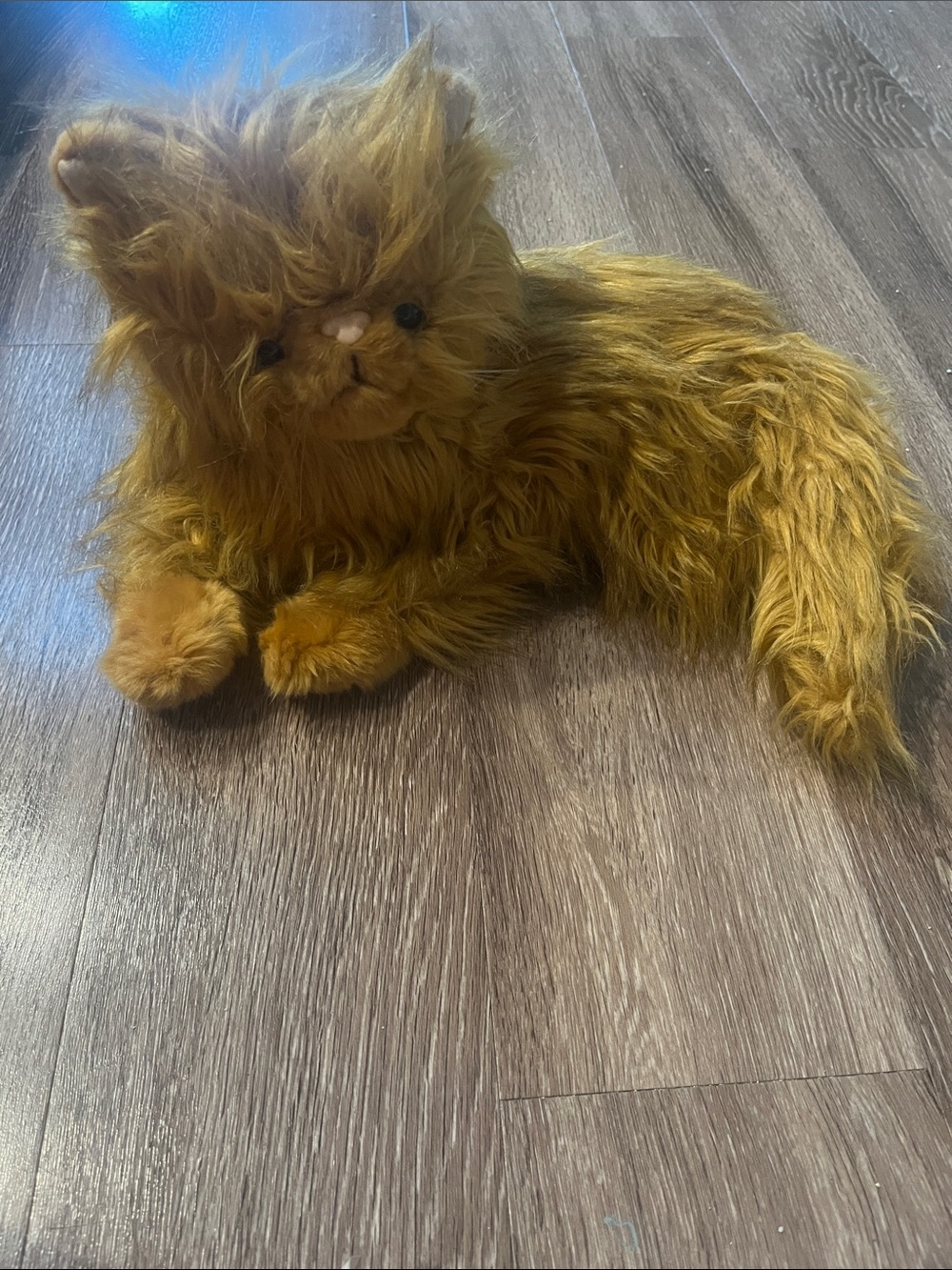 Harry Potter Crookshanks Plush Long-Haired Ginger Cat Stuffed Animal